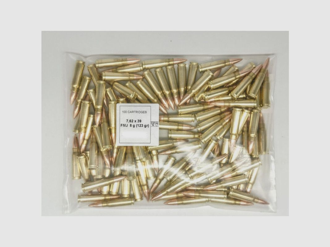 PPU - Prvi Partizan FMJ BT 8g/123grs 100er BULK