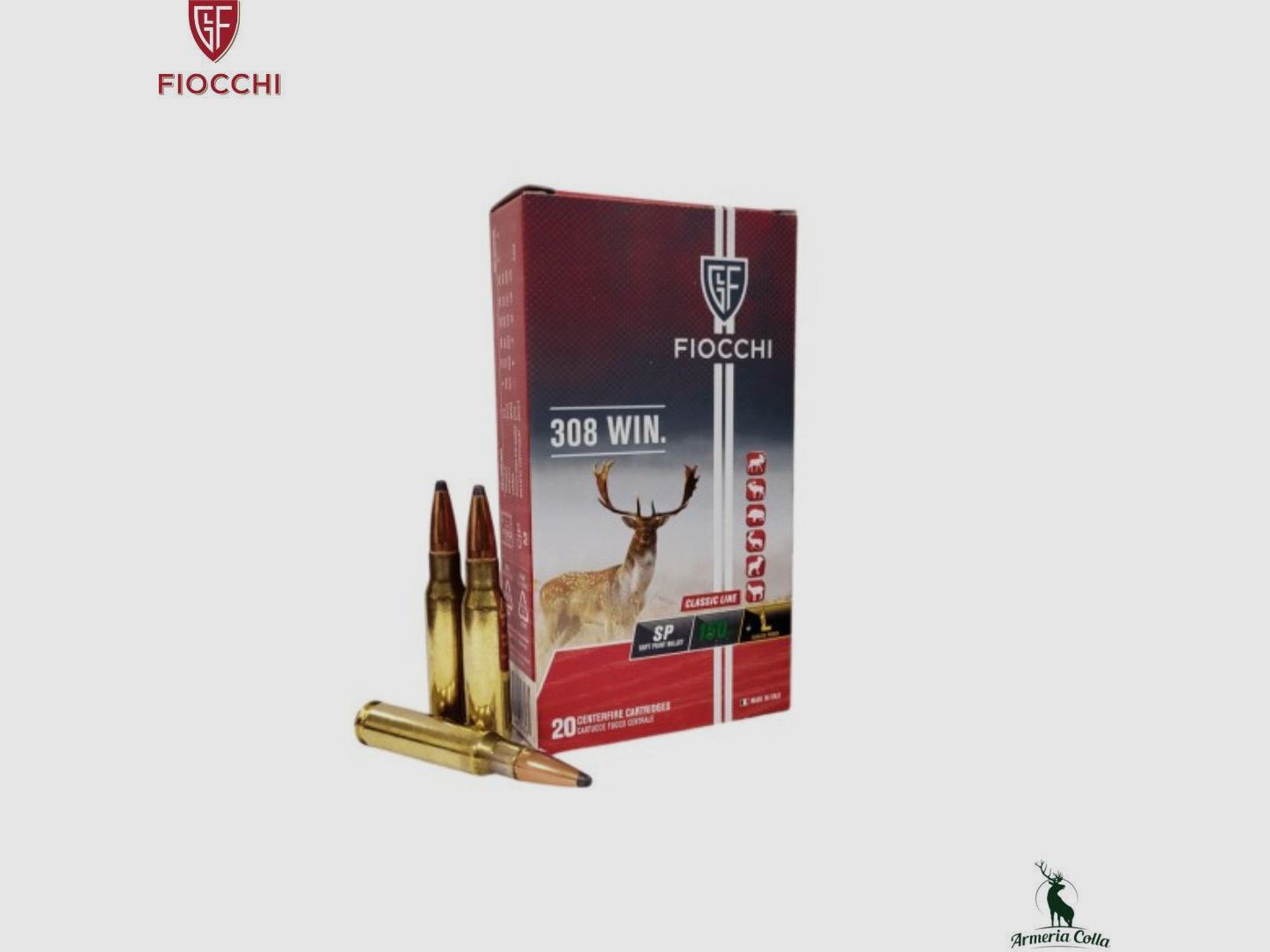 Fiocchi Munitionen Sp Kal. .308 Win 150gr. Art. 709914