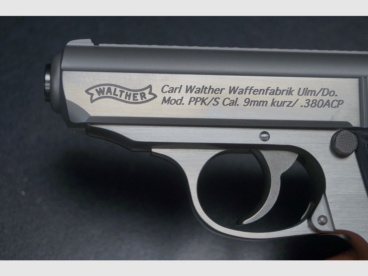 Walther PPK/S Acier inoxydable 9mm court, image 5 sur 8