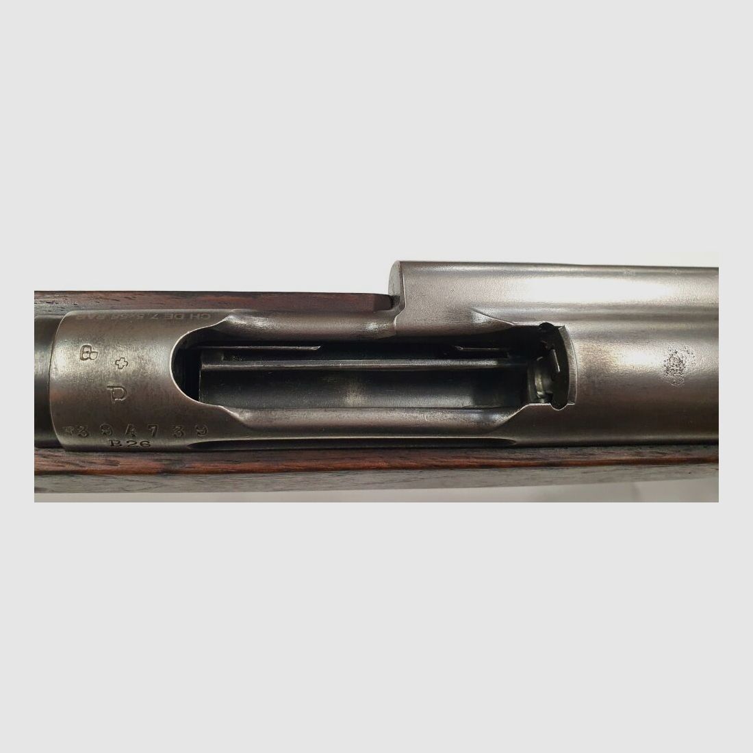 Weapon factory Bern Switzerland Mod. 1911, completely matching numbered Swiss long rifle