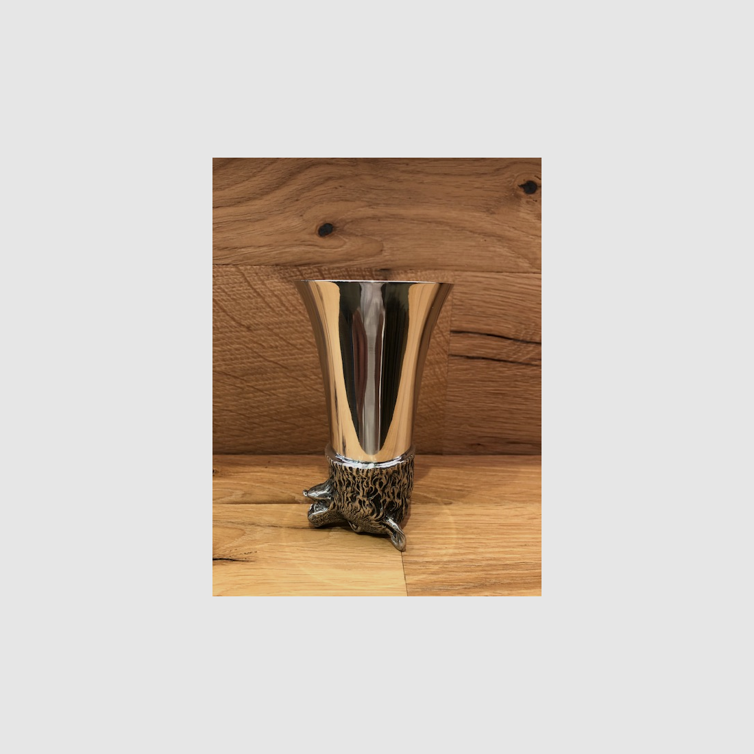 Bicchiere da cacciatore in stagno – Orso – 13cm, immagine 3 di 3