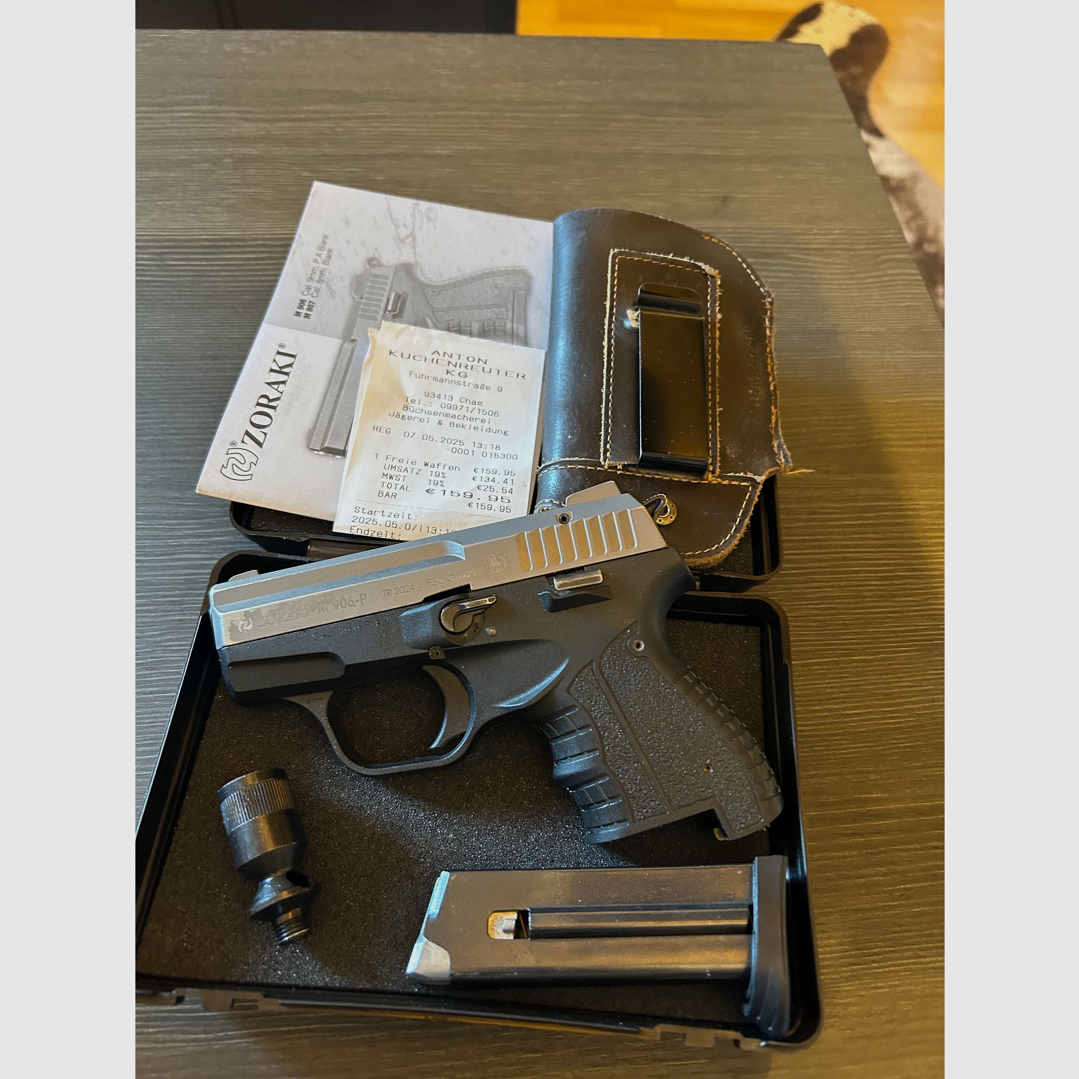 Neu!!! Zoraki 906 Titan Schreckschuss Pistole 9mm P.A.K