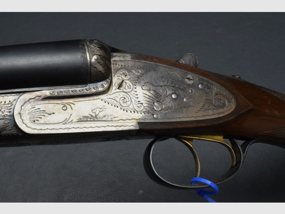 Verrou de côté double fusil avec durcissement coloré