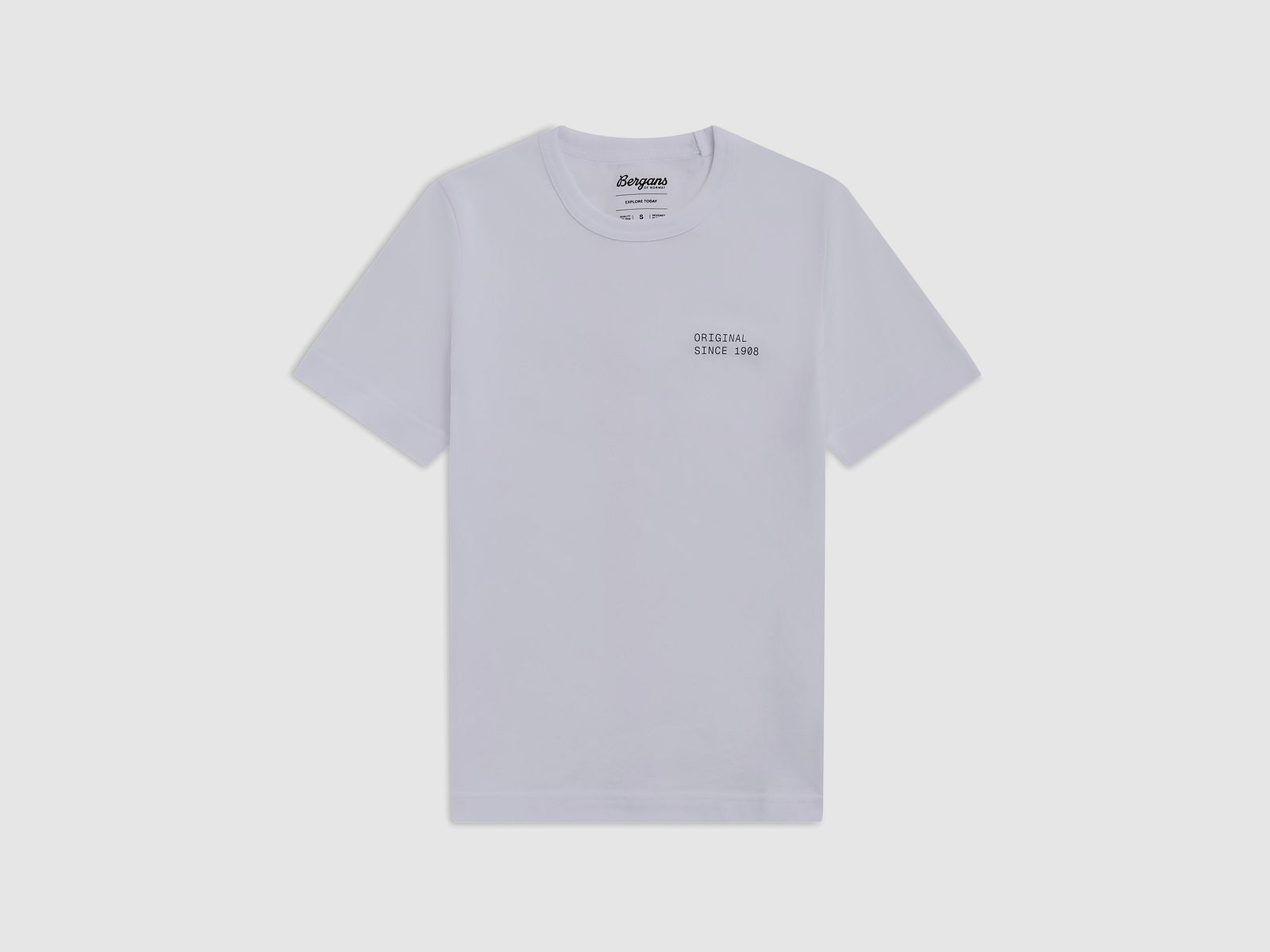 Bergans Original Cotton T-Shirt Damen Paper White S