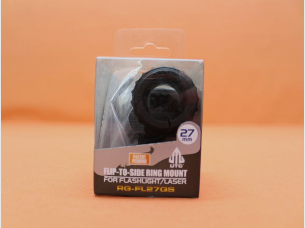 UTG - Leapers UTG QD Flip-To-Side anello di montaggio 27mm (RG-FL27QS) per profilo Picatinny BH=22mm/37mm+spacer per 27mm/1