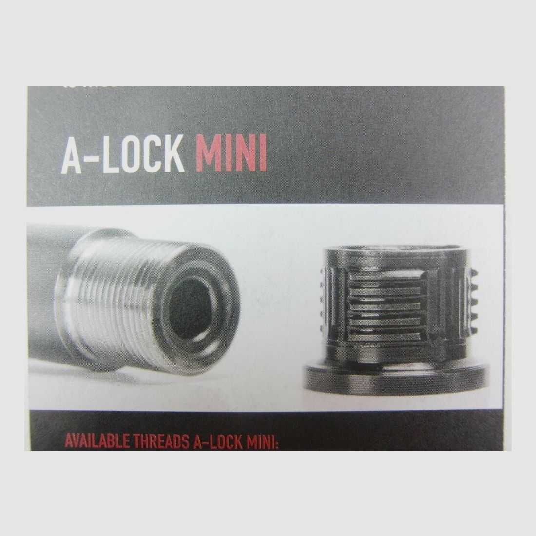 A-Tec	 A-TEC Schalldämpfer Optima 45 mit A-Lock Mini Adapter auf Gewinde