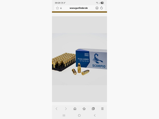 1150 Patronen 9mm Luger FMJ 124 gr. Neu