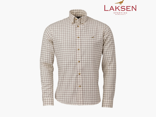 Long sleeve shirt Bart in cotton and wool Laksen