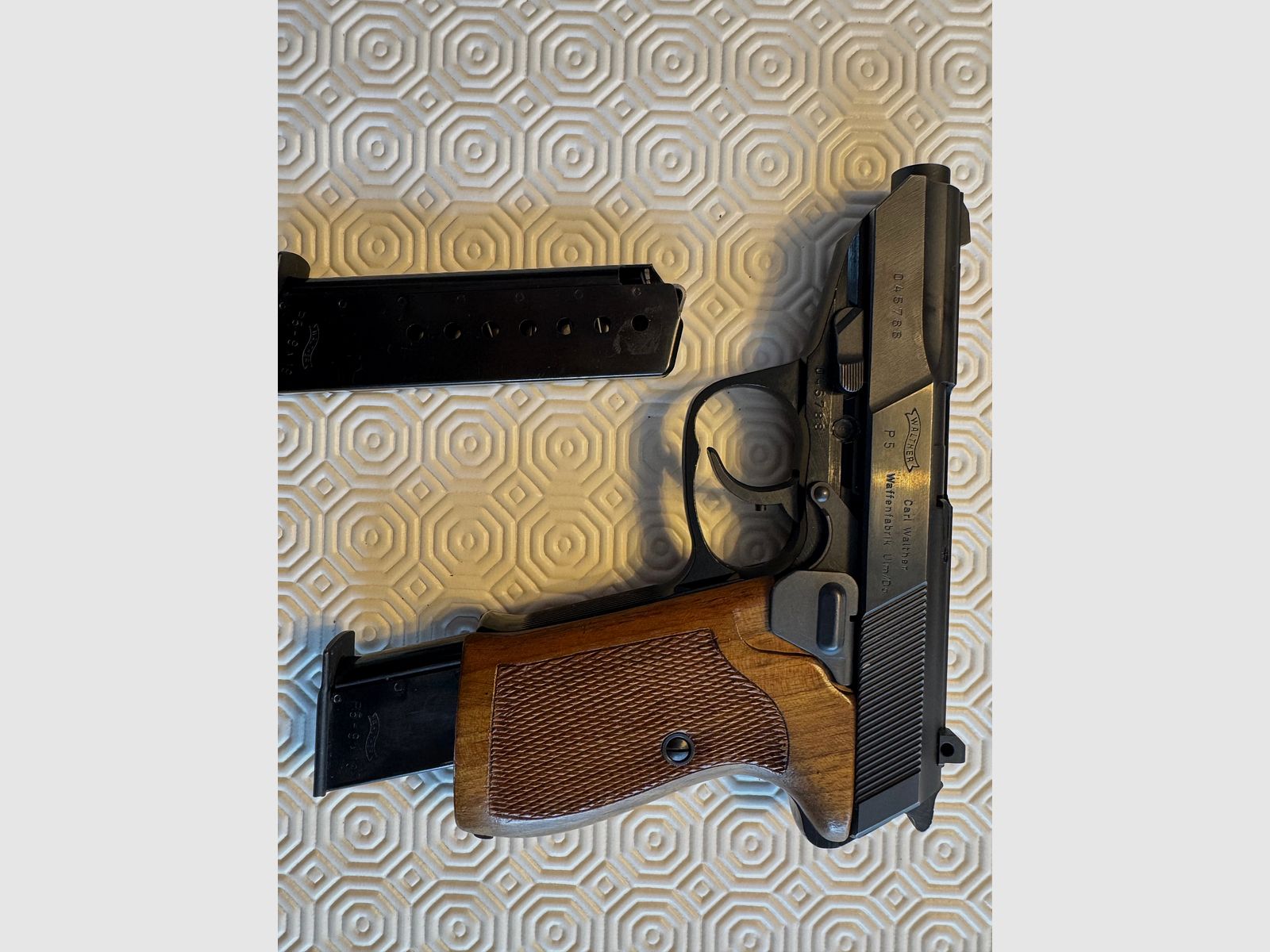 Walther P5 – calibre 9 × 19 – peu utilisé (env. 20 coups)