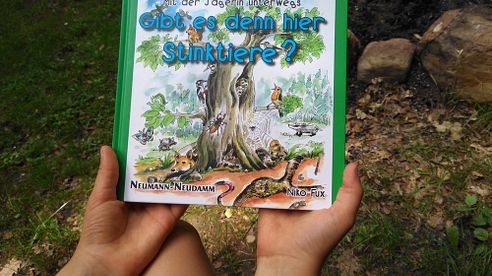 Gibt es denn hier Stinktiere? Geschenkidee für unsere künftigen Jungjäger! 