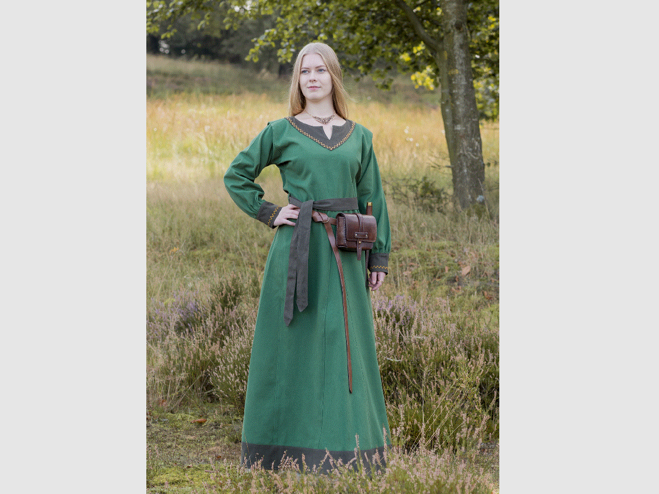 Wikinger Kleid Jona, grün