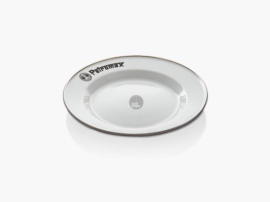 Petromax Emaille Teller wei 2 Stck (22 cm)