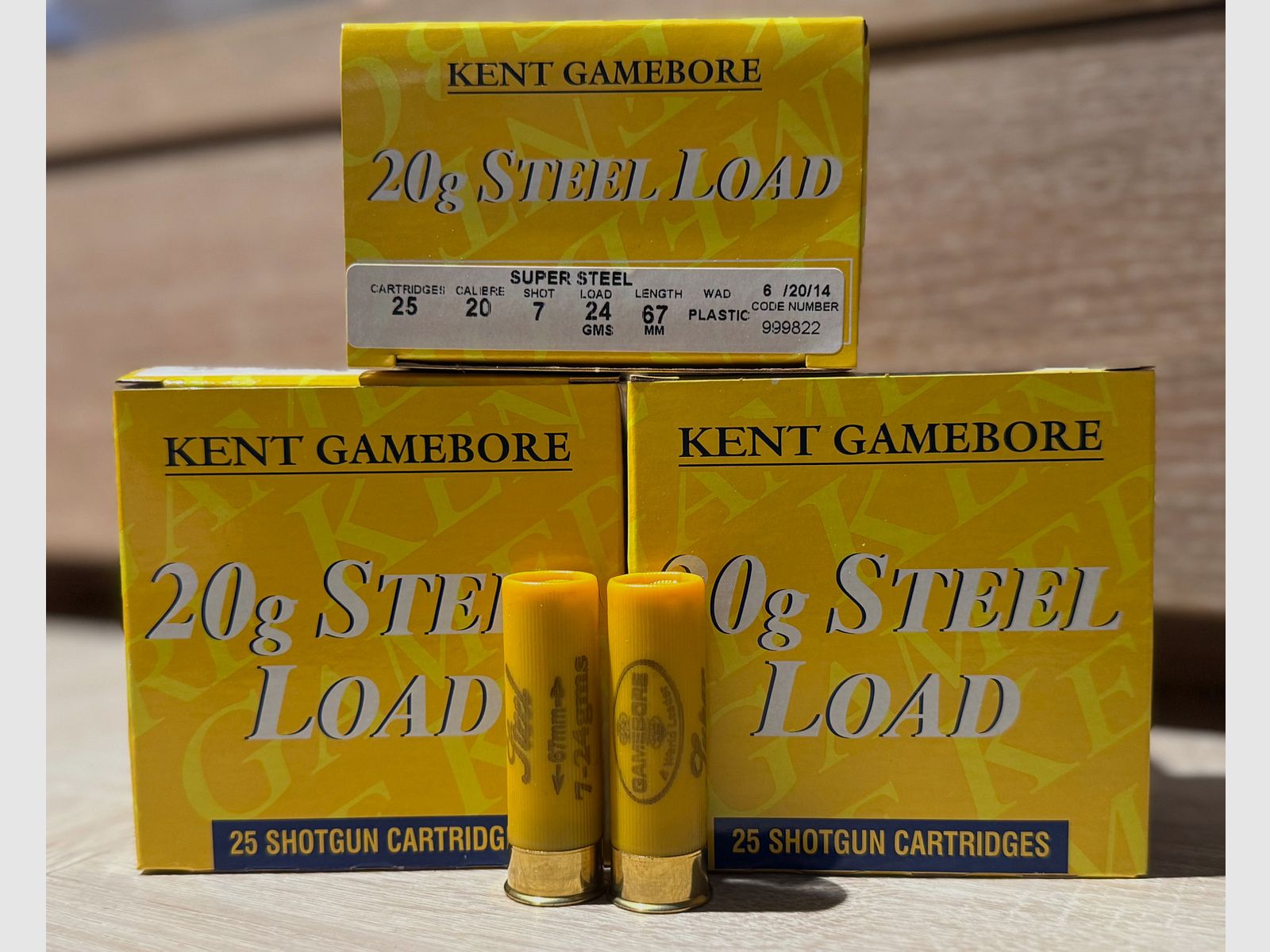 Kent Gamebore Super Steel Load - Cal. 20/67 - 24g - Nr. 7 (2,5mm)