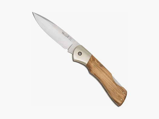 Muela Taschenmesser Olivenholzgriff Backlock