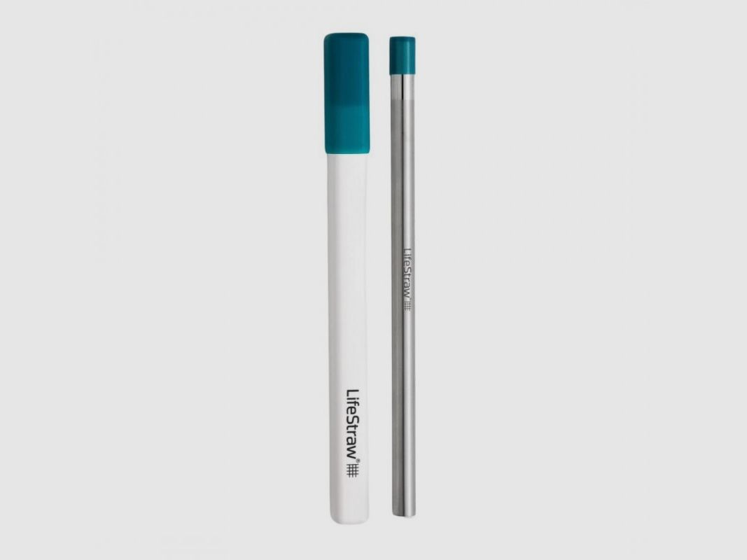 Słomka z filtrem LifeStraw SIP 1-Piece z opakowaniem transportowym, kolor Laguna Teal, zdjęcie 1 z 5