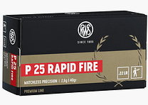 RWS .22 LR P25 RAPID FIRE 2,6g - 50 szt.