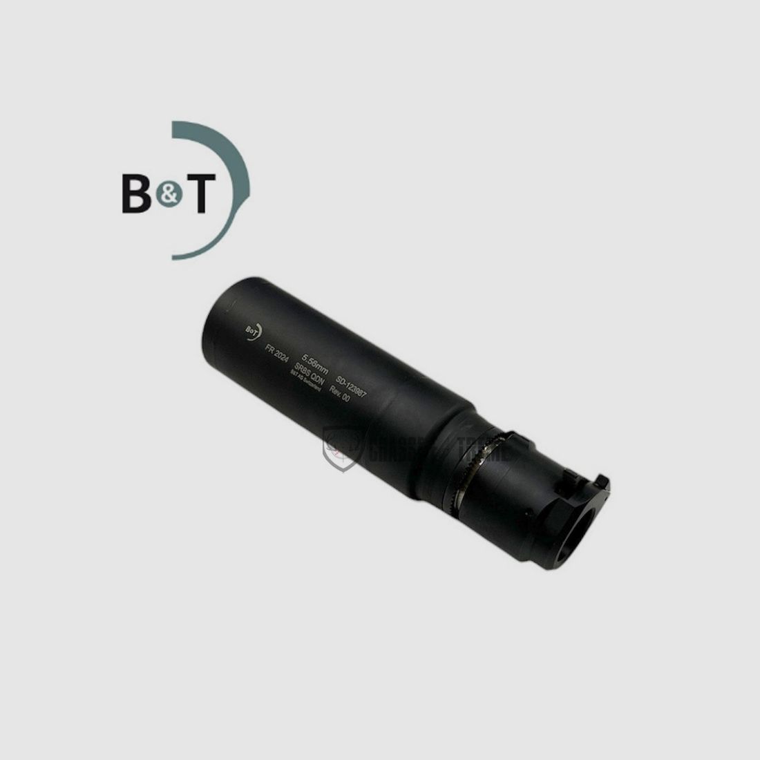 Schalldämpfer B&T SRBS QDN Kal 223 Slimline Schwarz