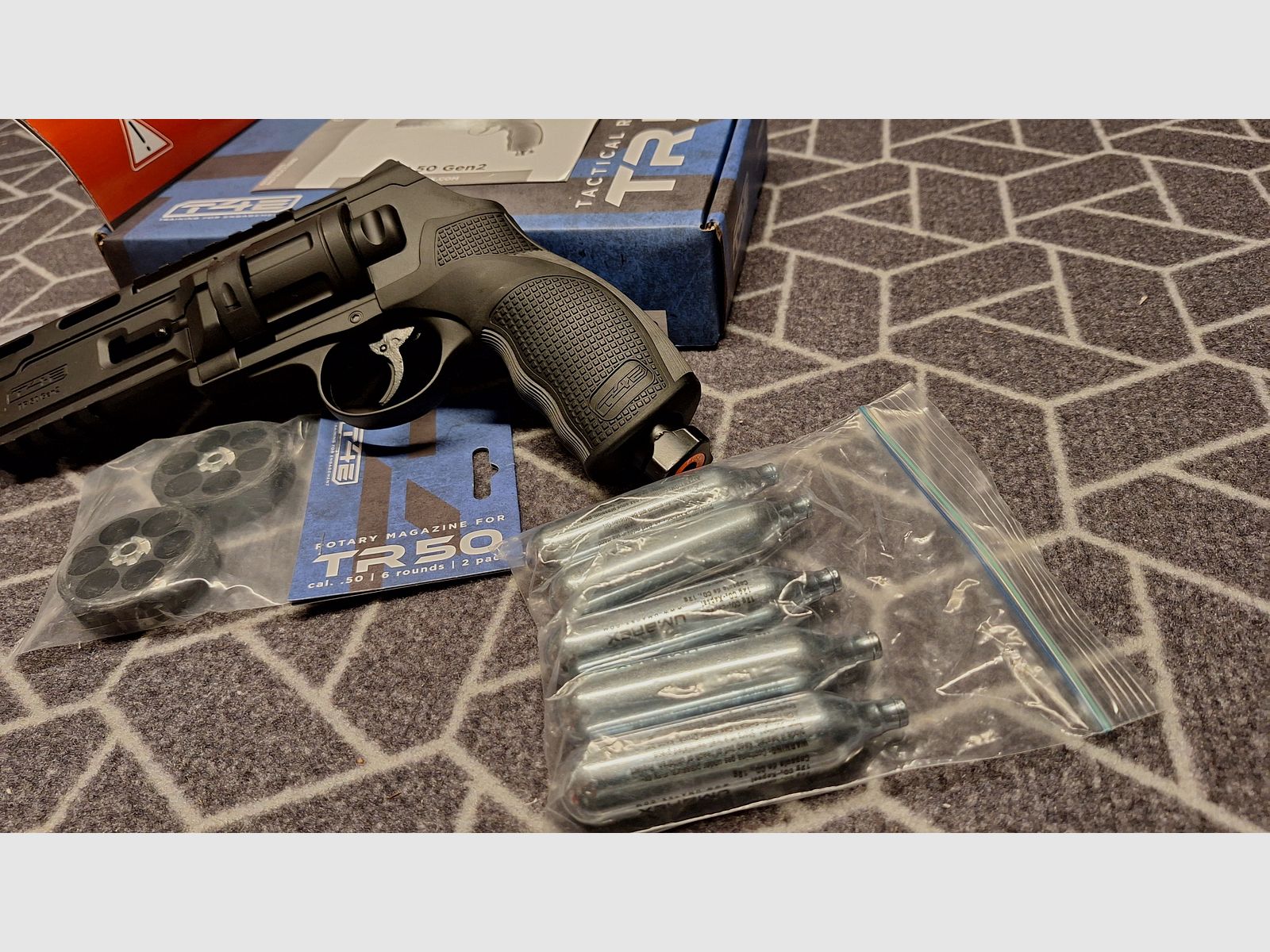TR50 Gen2 T4E Revolver Co2 cal .50 - Neu!