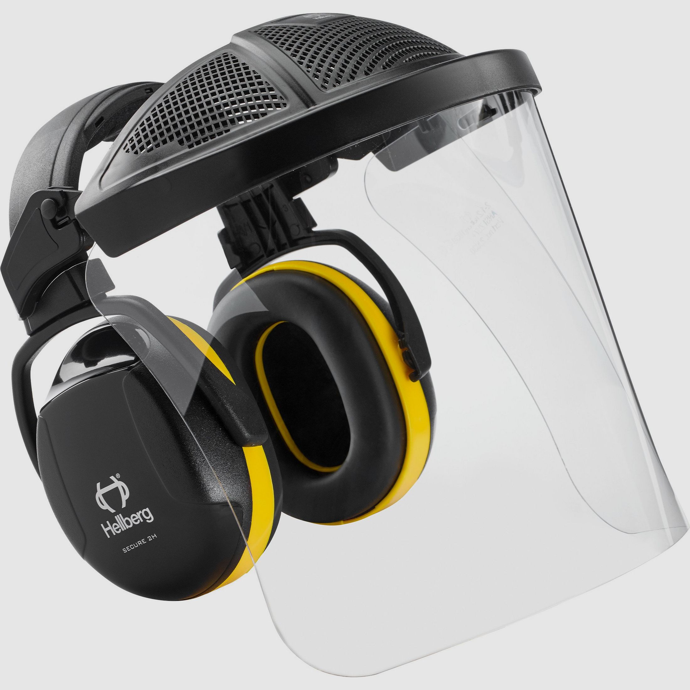 Hellberg combinaison de protection auditive et faciale Secure 2 en polycarbonate
