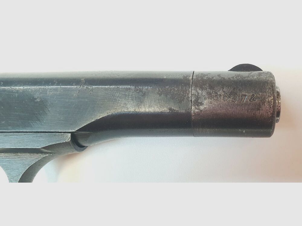 FABRIQUE NATIONALE D'ARMES DE GUERRE HERSTAL BELGIQUE! Przedmiot kolekcjonerski! Pistolet samopowtarzalny FN - 7.65mm Browning - Broń trofealna, zdjęcie 8 z 10