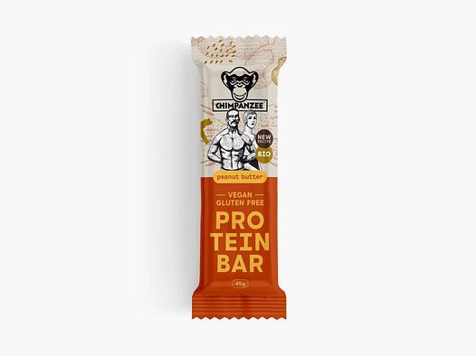 Chimpanzee Chimpanzee Riegel Bio Protein Bar Mantequilla de Cacahuete