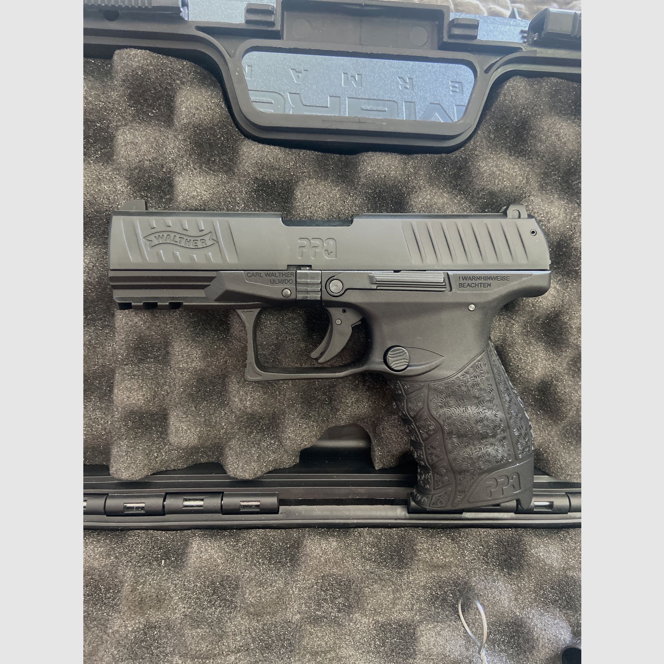 Walther PPQ M2 9mm P.A.K. (PTB 958) – Like new from estate in Umarex case