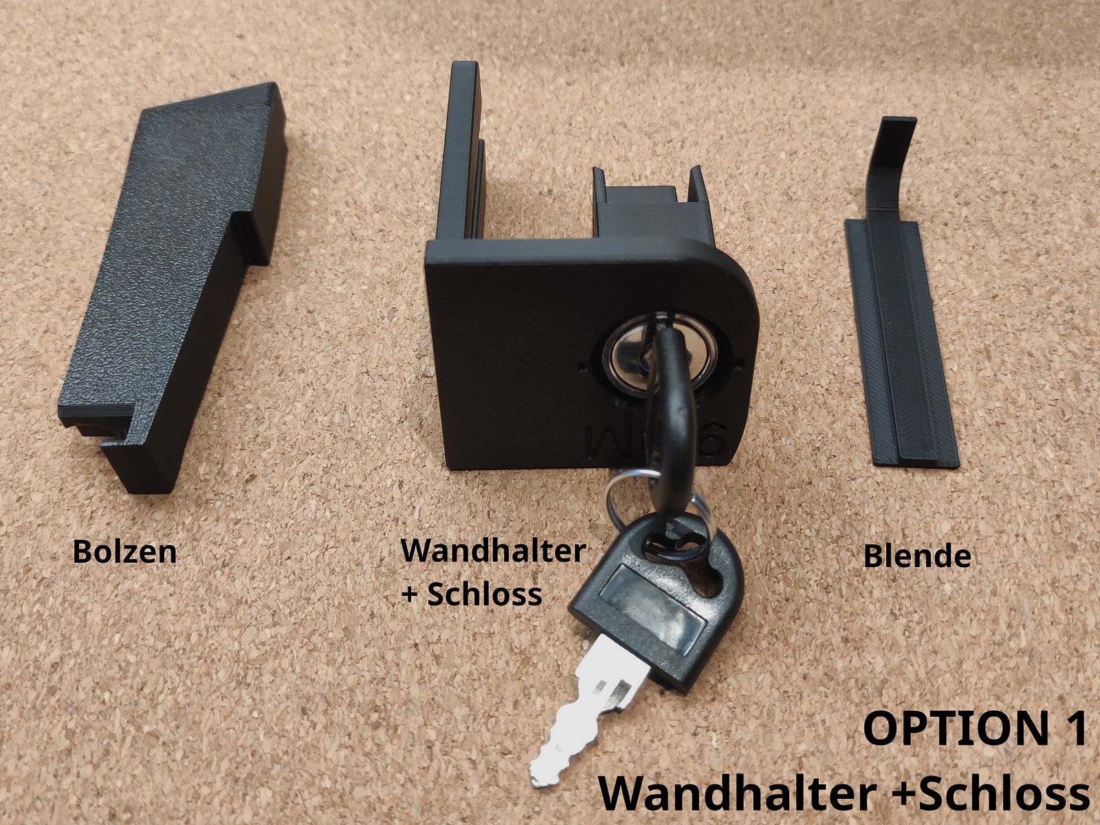Walther P99 SRS / PAK | Wandhalterung & Schloss | Ästhetisch 