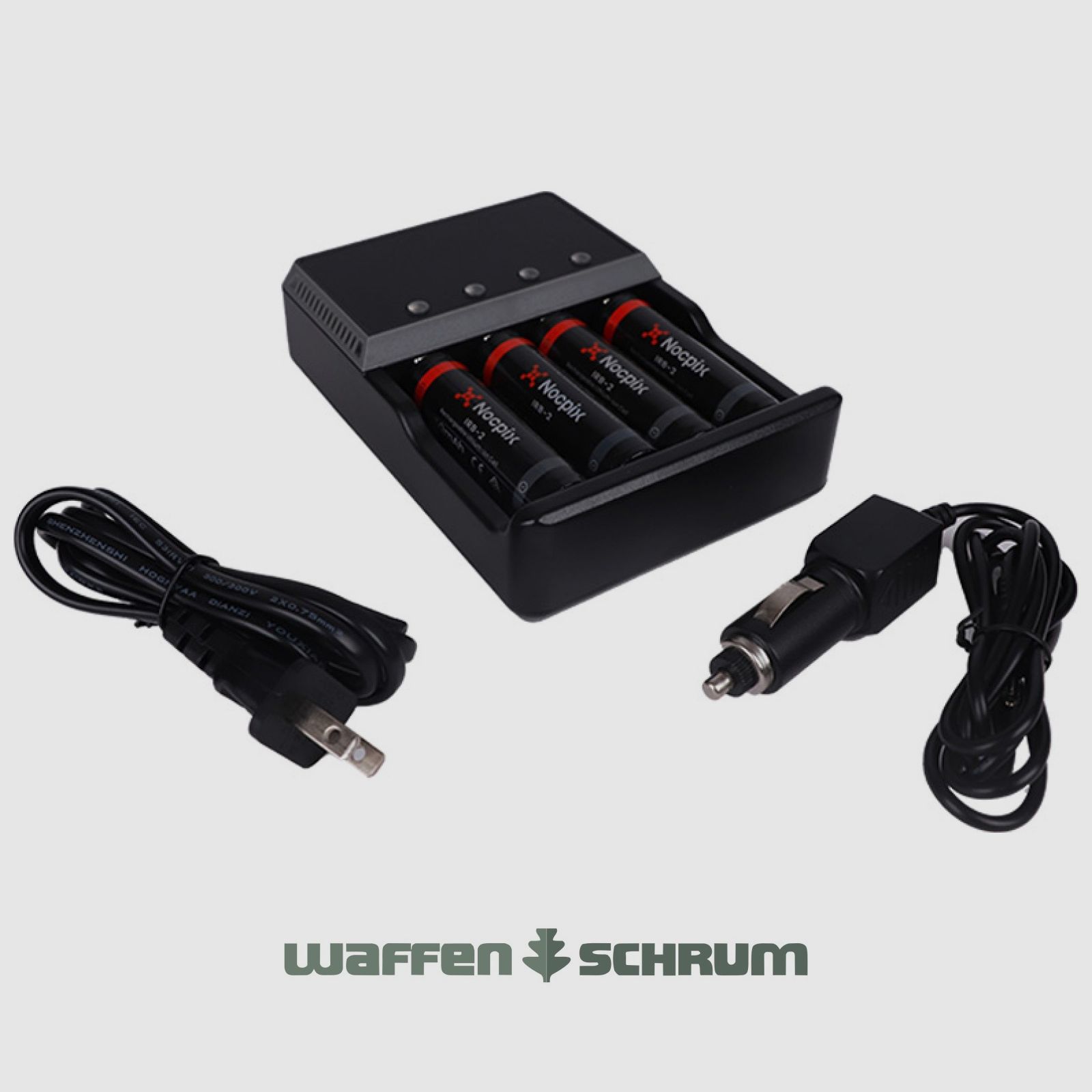 Nocpix Nocpix 18650 Ladegerät für 4 Akkus