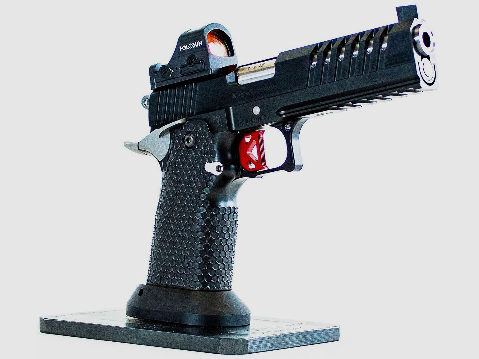 Pistole MPA DS9 Hybrid Schwarz & Edelstahl – 9mm., Bild 2 von 7