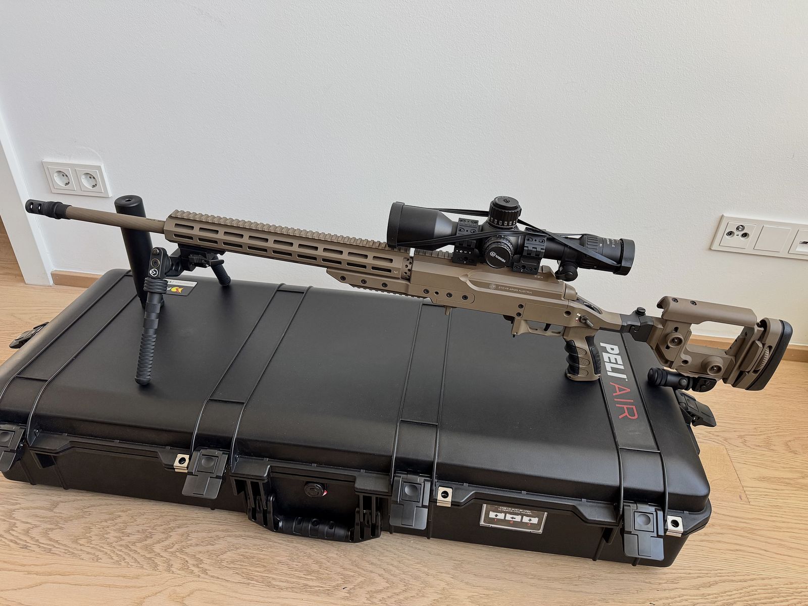 Exklusives Komplett-Setup – Steyr SSG M1 in .338 Lapua Mag. mit Wechsellauf 6.5 Creedmoor & Premium-Zubehör