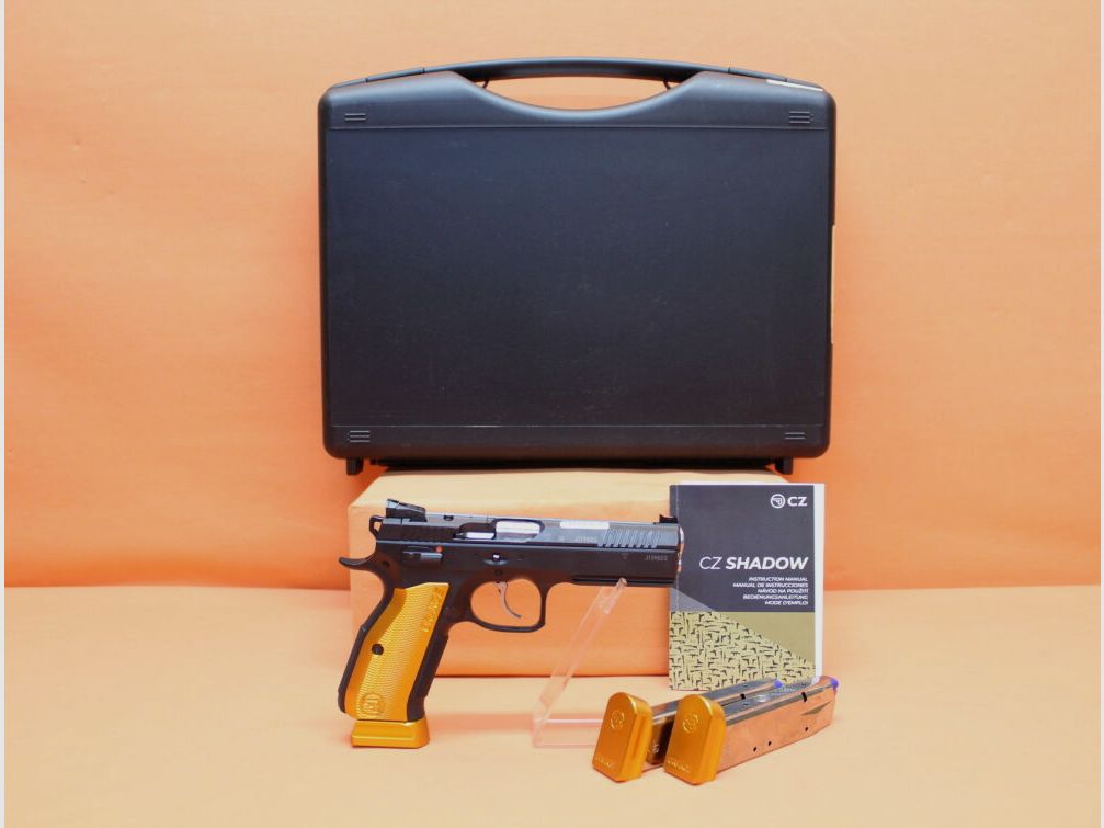 CZUB Ha.Pistole 9mmLuger CZUB CZ SHADOW2 Orange OR Optics Ready 119mm Lauf/ für Red Dot Sight CZ75