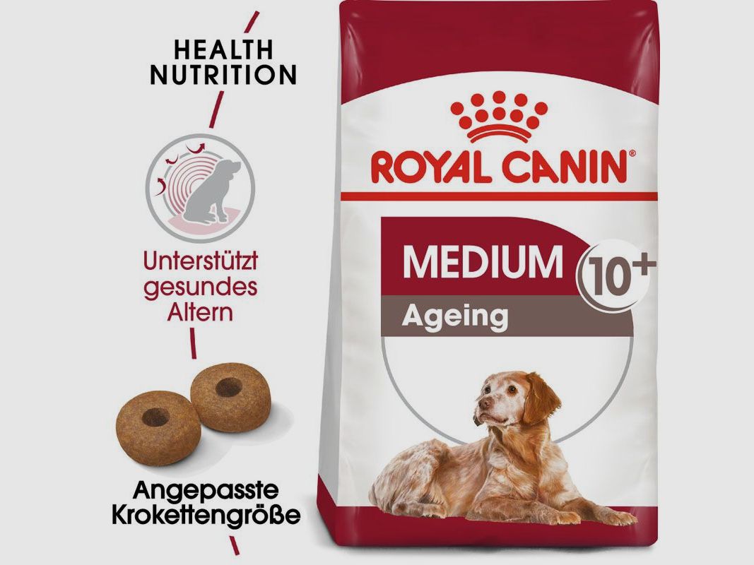 ROYAL CANIN Ältere Mittelgroße Hunde Trockenfutter Medium Ageing 10+ 15 Kg