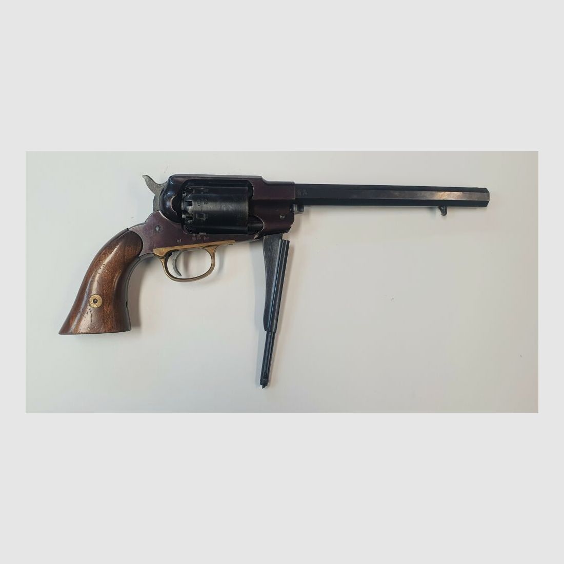 rivoltella a percussione sconosciuta Wike Remington New Army -.44 Black Powder, senza mirino