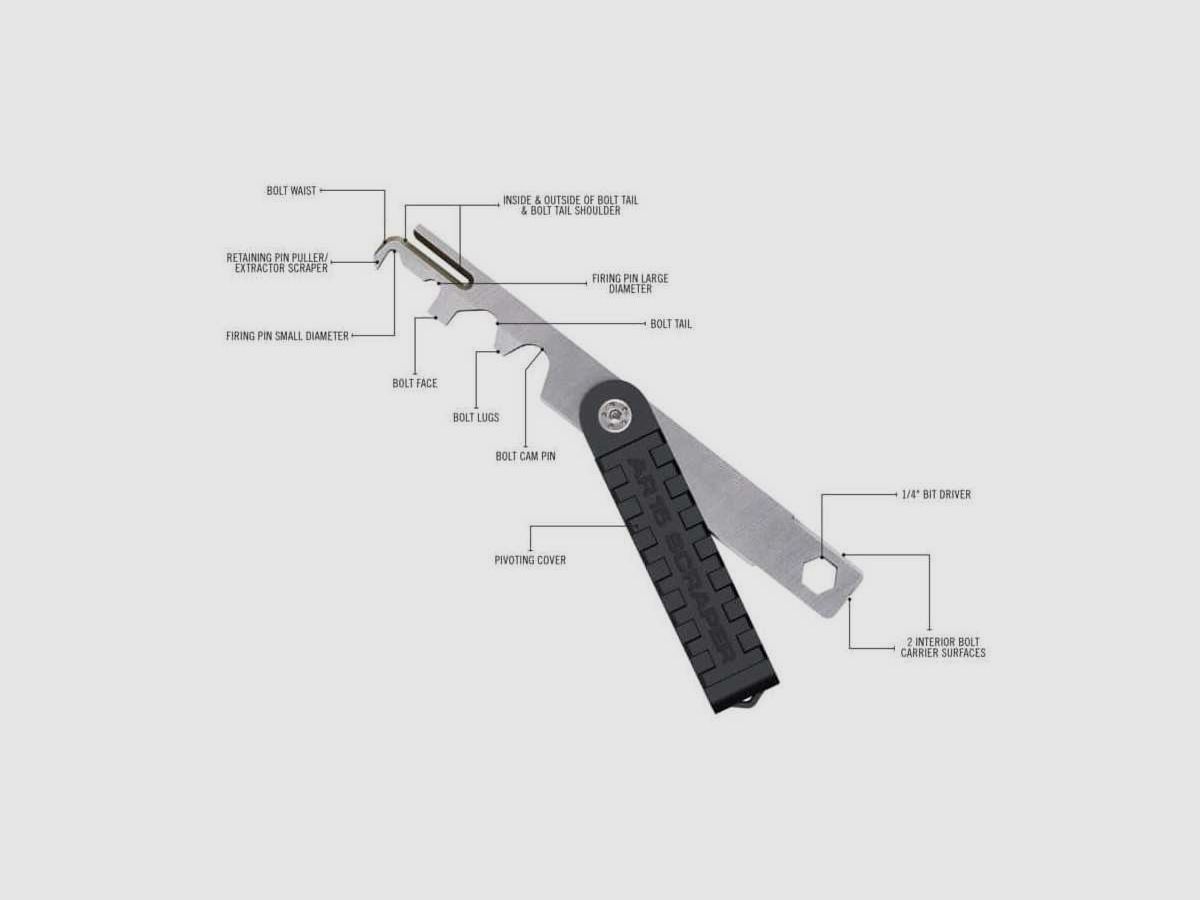 Real Avid Werkzeug Schaber AR15 - AR15 Scrapper, Bild 2 von 2
