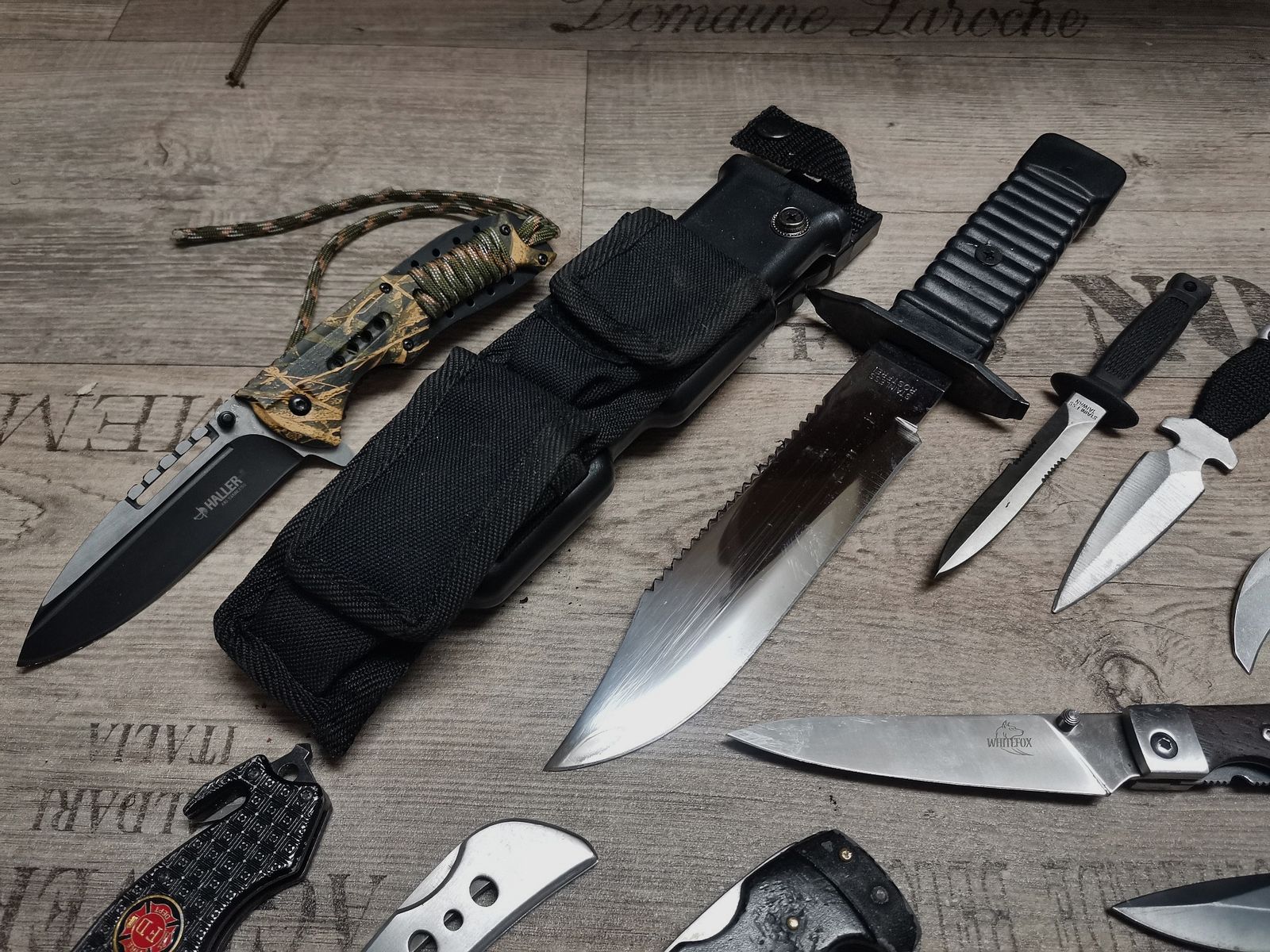 Haller Walther Böker Herbertz etc. Messer Konvolut Einhandmesser Springmesser Karambit Dolch 