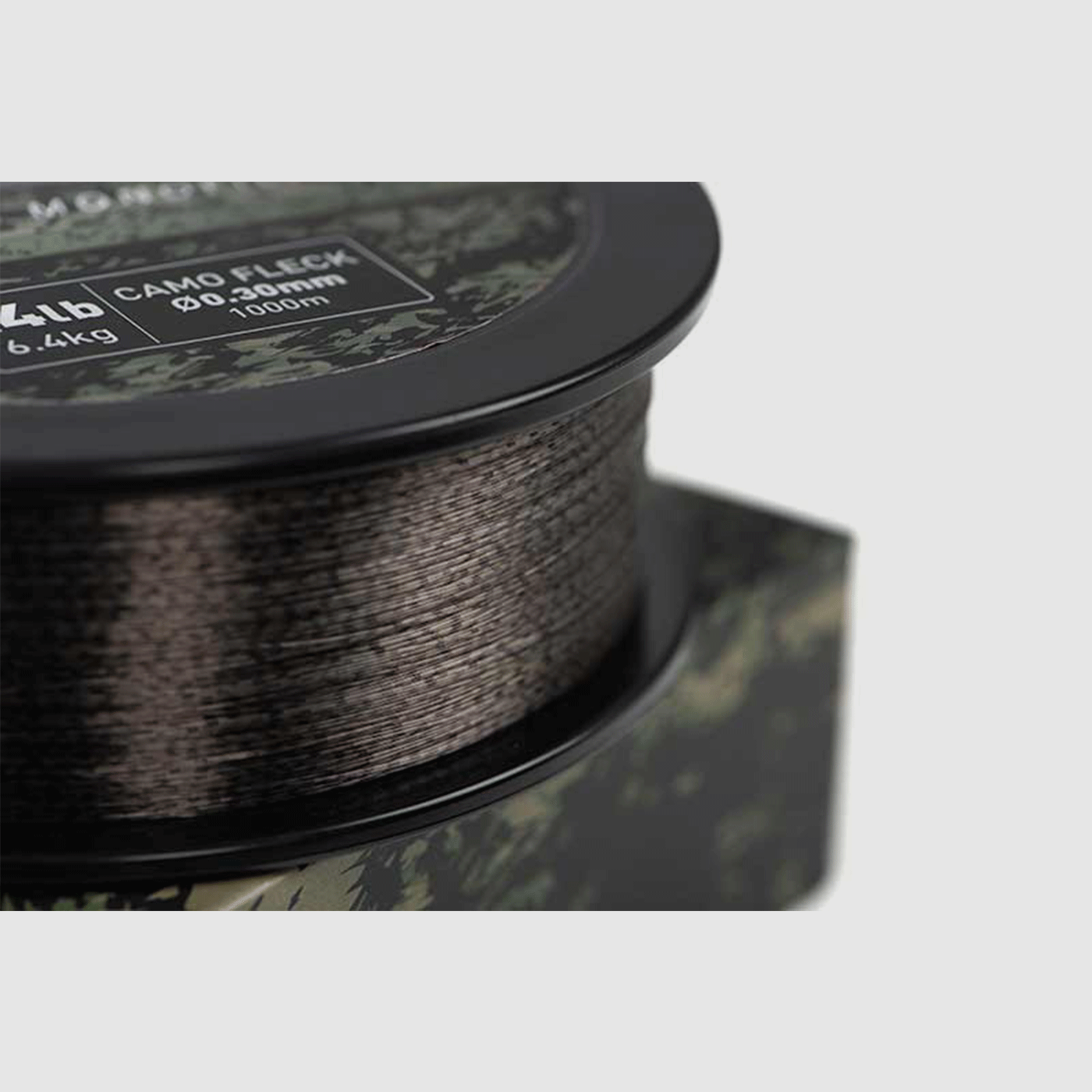 FOX – SOFT STEEL EXTRA TOUGH MONOFILAMENT 14lb 6.4kg CAMO FLECK Ø0.30mm 1000m, image 3 of 5