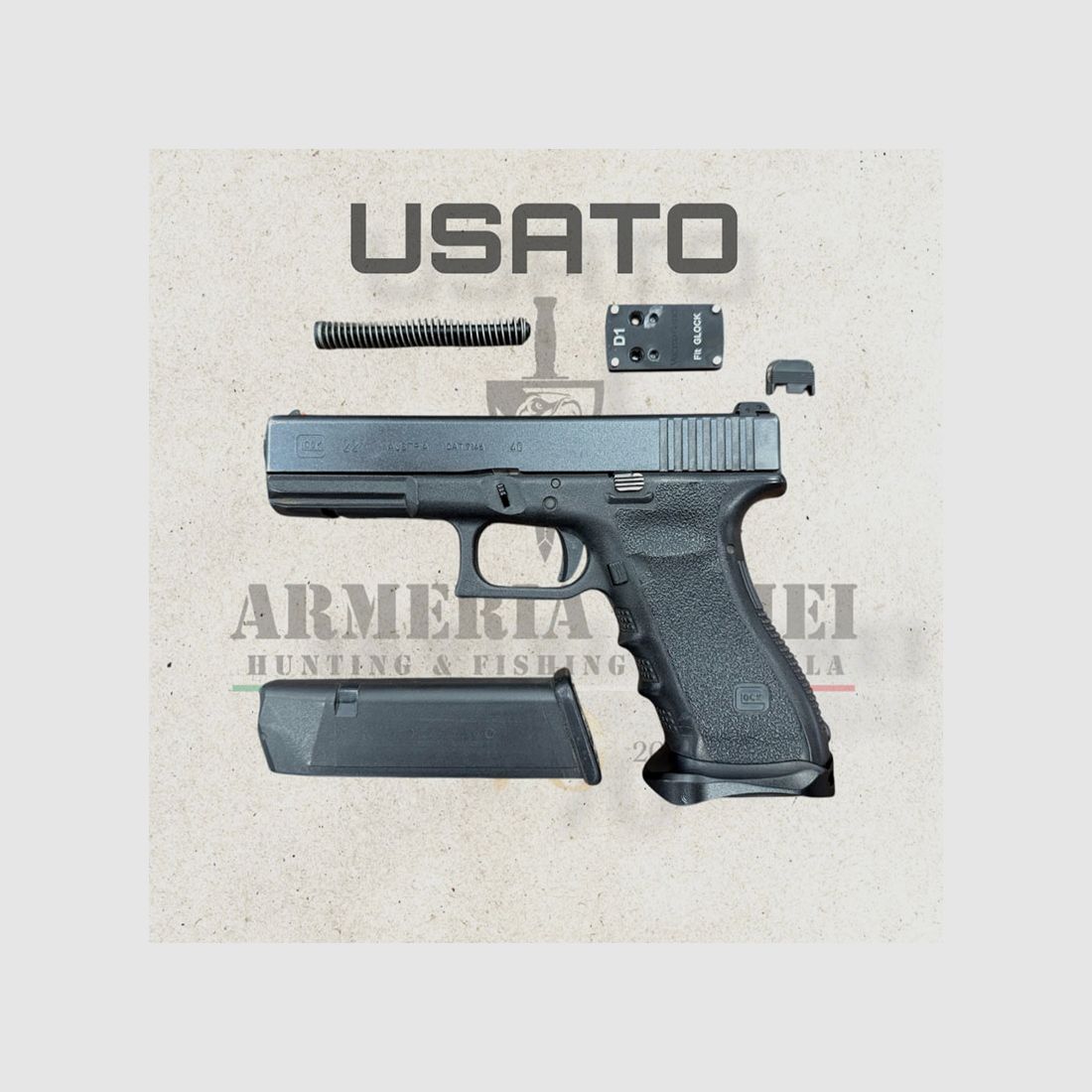 USADO – PISTOLA – GLOCK MOD. 22 cal .40 S&W, imagen 4 de 4