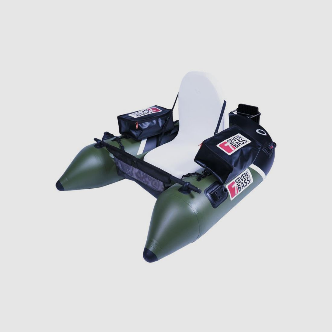FLOAT TUBE SEVEN BASS BRIGAD KAKI BLACK, Bild 1 von 3
