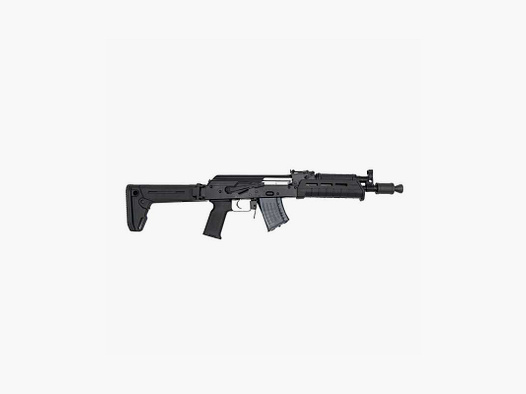 WBP MiniJack Magpul AK AKM Kalashnikov 7,62x39 arma corta con culata plegable negra