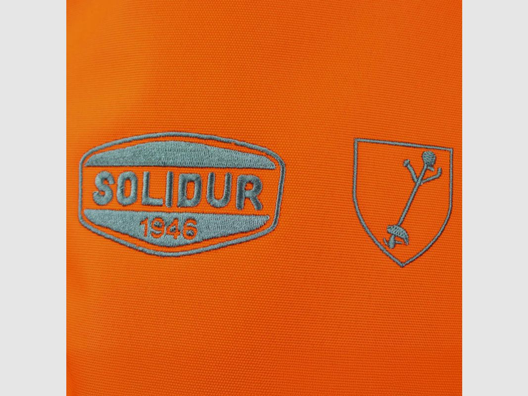 Schnittschutzbeinschützer orange hochsichtbar 80 cm, Bild 9 von 10