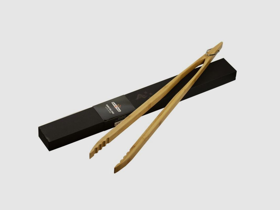 Grillfürst Bambus Grillzange 60 cm