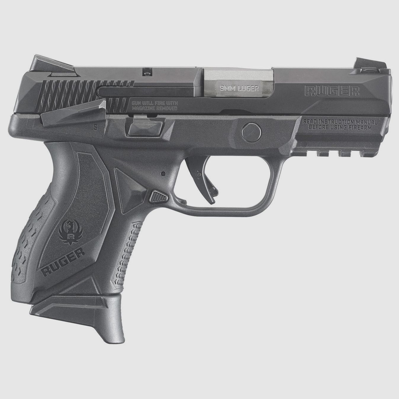 Pistola RUGER American Compact 3,55" con sicura manuale – 9mm.