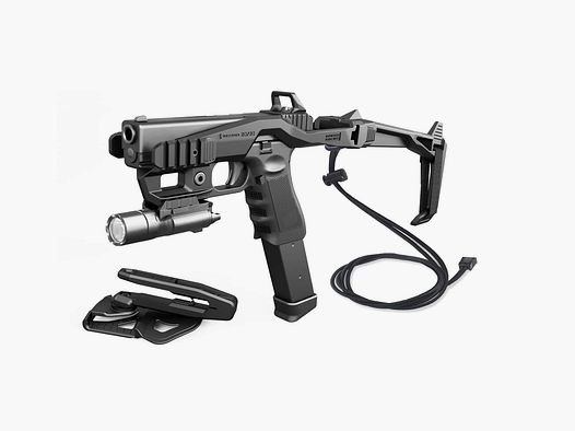 RECOVER Chassis per tutte le pistole Glock con caricatore a doppio stack in nero