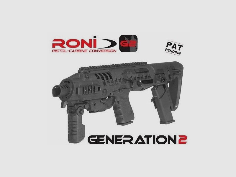 CAA CONVERSION KIT GLOCK 17/19/19x/22/23/31/32/45/ RONI G2 / Passt auf GEN.3/4