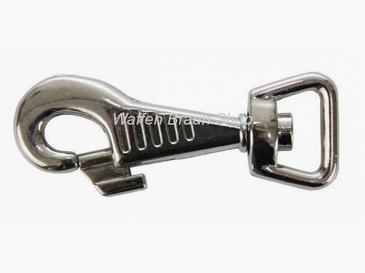 Bolt hook, nickel-plated, length 8.5 cm
