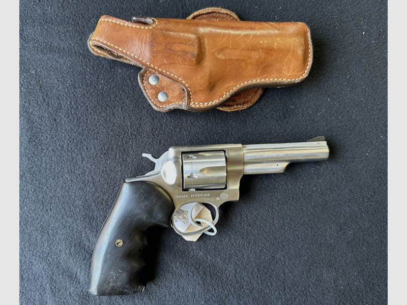 Revolver RUGER Speed-Six .357 Mag. - 4 - Stainless Steel - kein Smith & Wesson - kein COLT