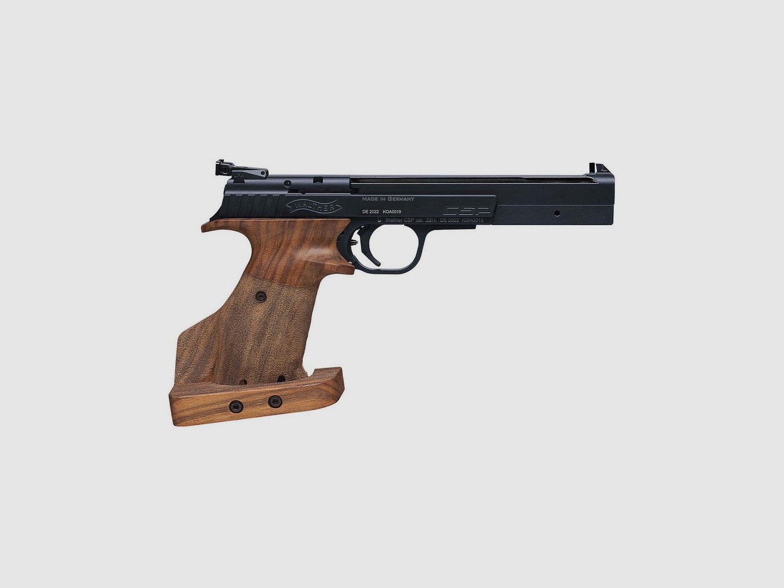 Pistole Walther CSP EXPERT Nussbaum – 22 LR, Bild 1 von 2