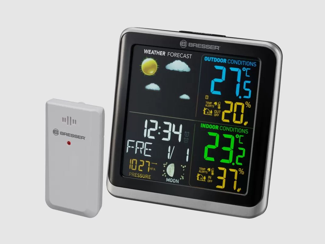 BRESSER ClimaTemp TB Wetterstation mit Farb-LCD-Display, Bild 1 von 15