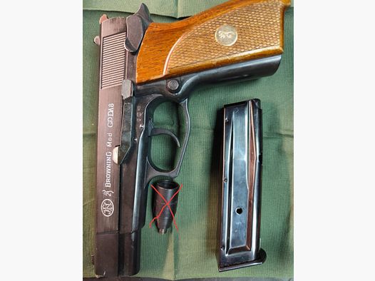 Browning GPDA 8    8mm P.A.K. PTB 389/2