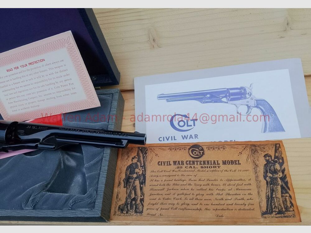 Colt 1862 Rock Island Arsenal Centennial Model 1962, zdjęcie 3 z 6